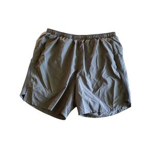 Nike Dri Fit Mens Athletic Running Shorts Gray Size Large